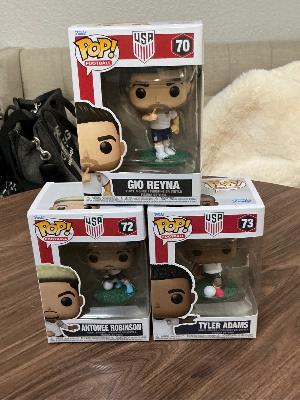 Funko pop USA FIFA soccer lot of 3